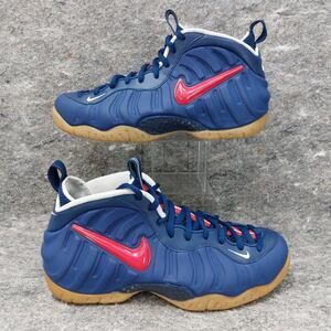 Nike Air Foamposite Pro Sneakers Men's Size 10 Blue USA CJ0325-400 Gum Bottom